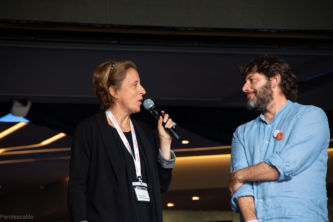 Erica Pedone - High Value Partnership Manager e Cesare Battisti - Chef del Ristorante Ratanà e associato di Ambasciatori del Gusto